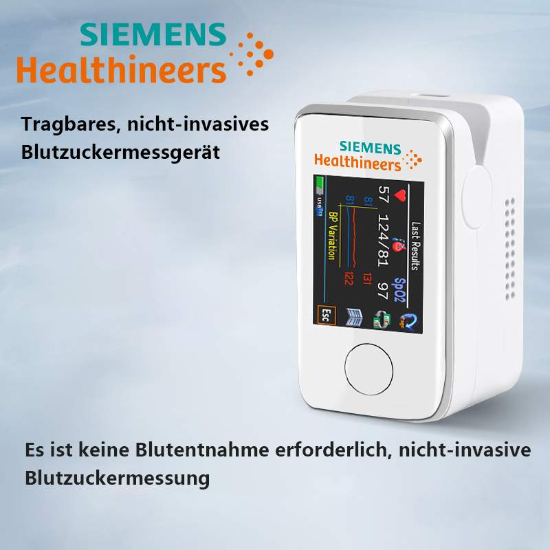 【Nicht-invasives Multifunktionsoximeter】 Genaue Blutdruckmessung/Blutsauerstoffmessung + Datenaufzeichnung, großer Touchscreen, Bluetooth-Verbindung.